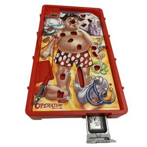 Operation Game (2003 Edition) PARTS--WORKING Board ok box and 5 bone-solo player